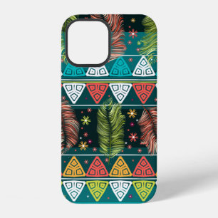 vintage bloemrijke etnische naadloze patroon in kr iPhone 12 hoesje