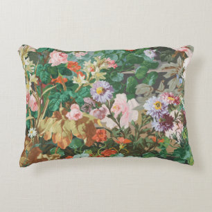 Vintage Bloemrijke Maximalistische Droom Accent Kussen