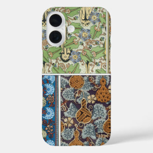 Vintage bloemschilderijen Art Nouveau groenten, po iPhone 16 Hoesje
