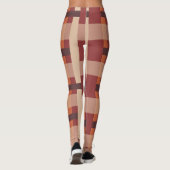 Vintage blok Vibe Leggings (Achterkant)