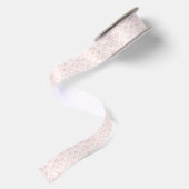 Vintage Bloom Blush Roze - Neutraal Satijnen Lint (Achterkant)