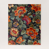 Vintage Bloom Elegance Legpuzzel (Verticaal)
