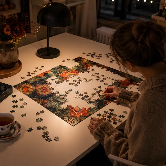 Vintage Bloom Elegance Legpuzzel