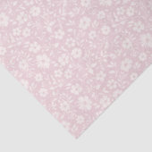 Vintage Bloom Neutraal - Blush Roze Tissuepapier (Detail)
