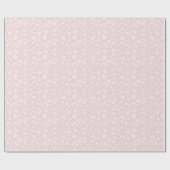 Vintage Bloom Neutral - Blush Pink Cadeaupapier (Vlak)