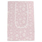 Vintage Bloom Neutral - Blush Roze Medium Cadeauzakje (Achterkant)