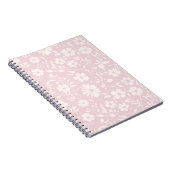 Vintage Bloom Neutral - Blush Roze Notitieboek (Rechterzijde)