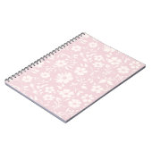 Vintage Bloom Neutral - Blush Roze Notitieboek (Linkerzijde)