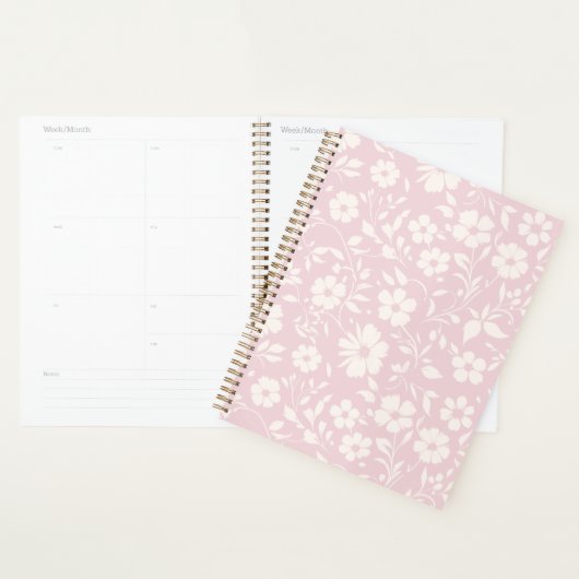 Vintage Bloom Neutral - Blush Roze Planner (Display)