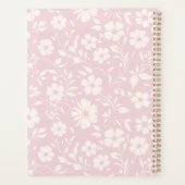 Vintage Bloom Neutral - Blush Roze Planner (Achterkant)