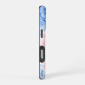 Vintage Bloom Pastel Bloemen Waterverf iPhone Hoesje (Rechterkant)