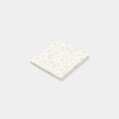 Vintage Bloom Soft Linen - Neutraal Post-it® Notes (Schuin)
