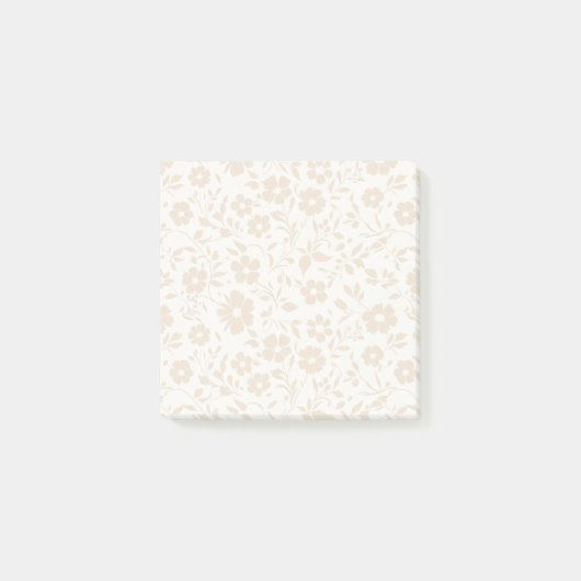 Vintage Bloom Soft Linen - Neutral Post-it® Notes (Voorkant)