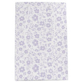 Vintage Bloom Stof Lavendel - Neutraal Medium Cadeauzakje (Voorkant)