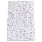 Vintage Bloom Stof Lavendel - Neutraal Medium Cadeauzakje (Achterkant)