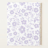 Vintage Bloom Stof Lavendel - Neutraal Planner (Achterkant)