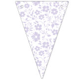 Vintage Bloom Stof Lavendel - Neutraal Vlaggetjes (Tweede vlag)