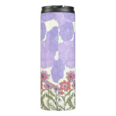 Vintage Bloomscape – Bloemige Botanische Keuken Thermosbeker (Achterkant)