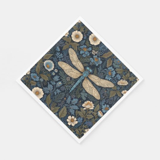 Vintage blue Dragonfly Servet (Hoek)