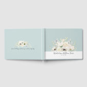 Vintage Blue Floral Wedding Guest Book Gastenboek (Volledig)