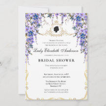 Vintage Blue Florals Bridgerton Vrijgezellenfeest