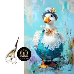 Vintage Blue Goose Rustieke Ambachten & Decoratie Tissuepapier