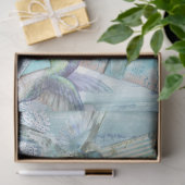Vintage Blue Serie Design 9 Tissuepapier (Geschenk)