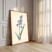 Vintage Bluebell Bloemstuk Canvas Wandkunst Poster