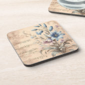 Vintage Bluebell Kurken Onderzetters Set van 6 (Linkerzijde)