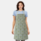 Vintage Bluebells All-Over Print Schort (Gedragen)