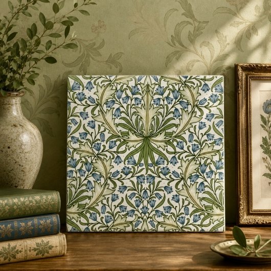 Vintage Bluebells Tegeltje