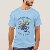 Vintage Blueberry – Botanical Fruit T-shirt (Voorkant)