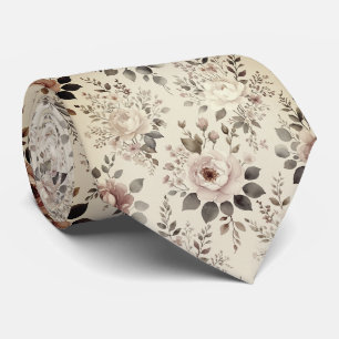 Vintage Blush Bloem Stropdas