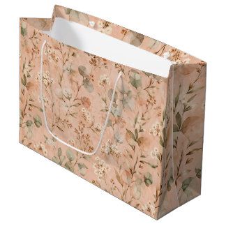 Vintage Blush Bloemenschildering Eucalyptus Patroo Groot Cadeauzakje
