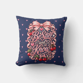 Vintage Blush Coquette Kers Geschenk Huisdecoratie Kussen