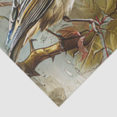 Vintage Blush Roze Vogels Decoupage Tissuepapier (Detail)