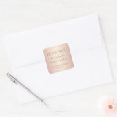 Vintage Blush Wedding Stickers (Envelop)