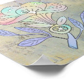 Vintage Blüte Poster (Hoek)