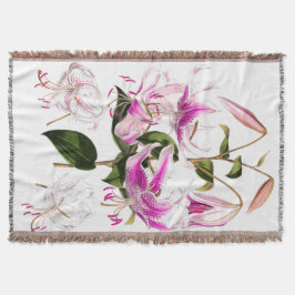 Vintage Bodembostel Floral Garden Throw Deken