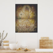 Vintage Boeddha Poster (Keuken)