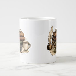 Vintage Boeken & Cozy Leeshoek | Grote Koffiekop