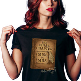 Vintage Boekenliefhebber Bachelorette Feestje T-shirt