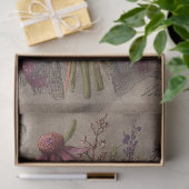 Vintage Boeket van Wilde Bloemen Ephemera Decoupag Tissuepapier (Geschenk)