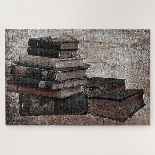 Vintage boekovers legpuzzel (Horizontaal)