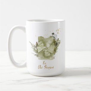 Vintage Boheemse Kerst Watercolor Cadeau Koffiemok