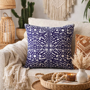 Vintage Boho Bloem Aangepaste Kleuren Patroon Kussen
