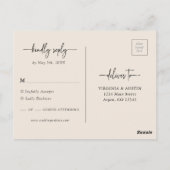 Vintage Boho Bloemmotief Briefkaart (Achterkant)