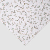 Vintage Boho Botanische Blad Takken Decoupage Tissuepapier (Detail)