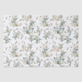 Vintage Boho Botanische Bloemen Vlinders Decoupage Tissuepapier