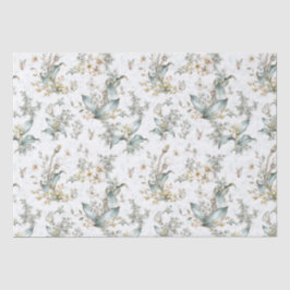 Vintage Boho Botanische Bloemige Vlinders Decoupag Tissuepapier